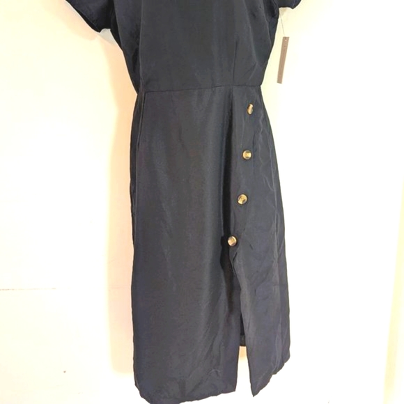 Lani The Label Asymmetrical Button Side Midi Dress - Picture 6 of 16